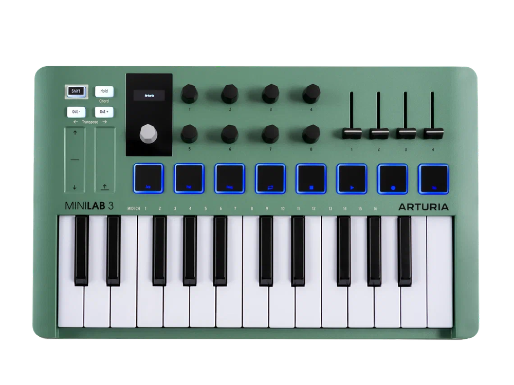 MIDI клавиатура Arturia MiniLab 3 Mint Edition