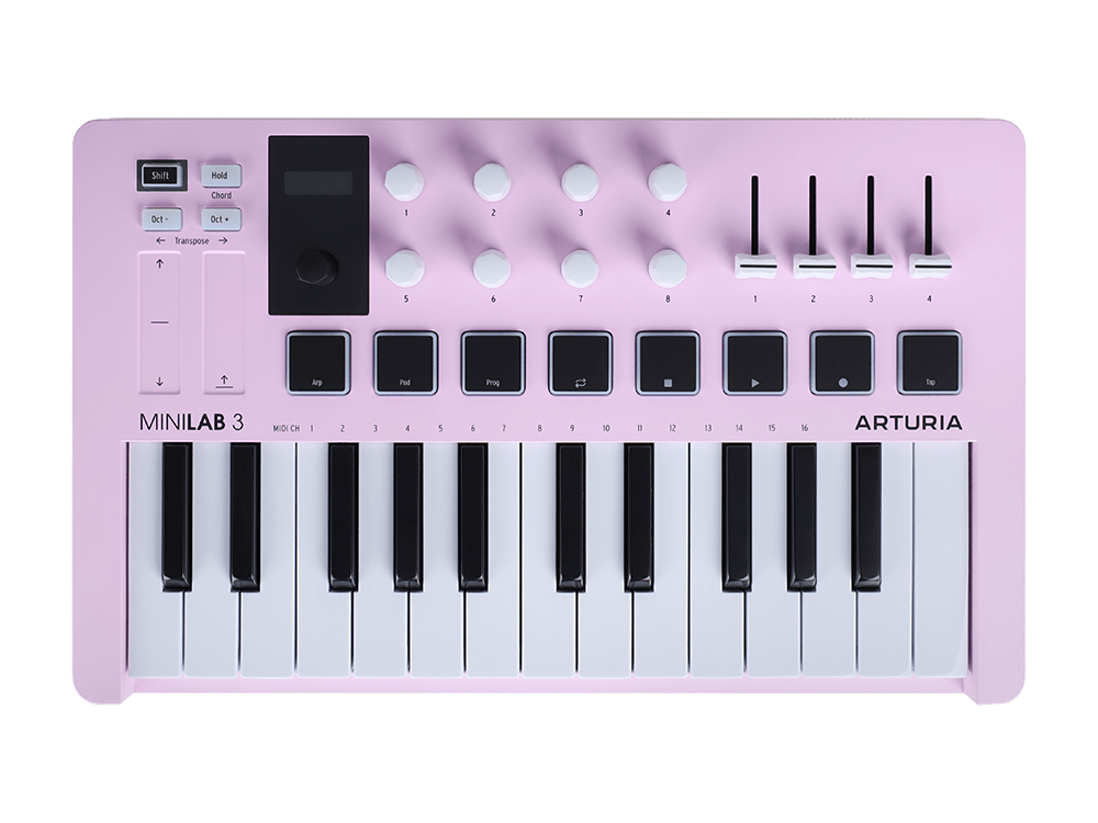 MIDI клавиатура Arturia MiniLab 3 Rose Quartz