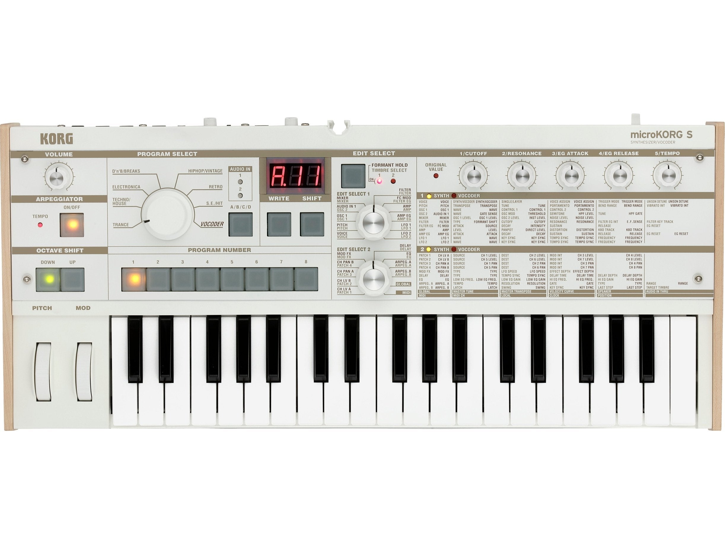 Синтезатор Korg microKORG S