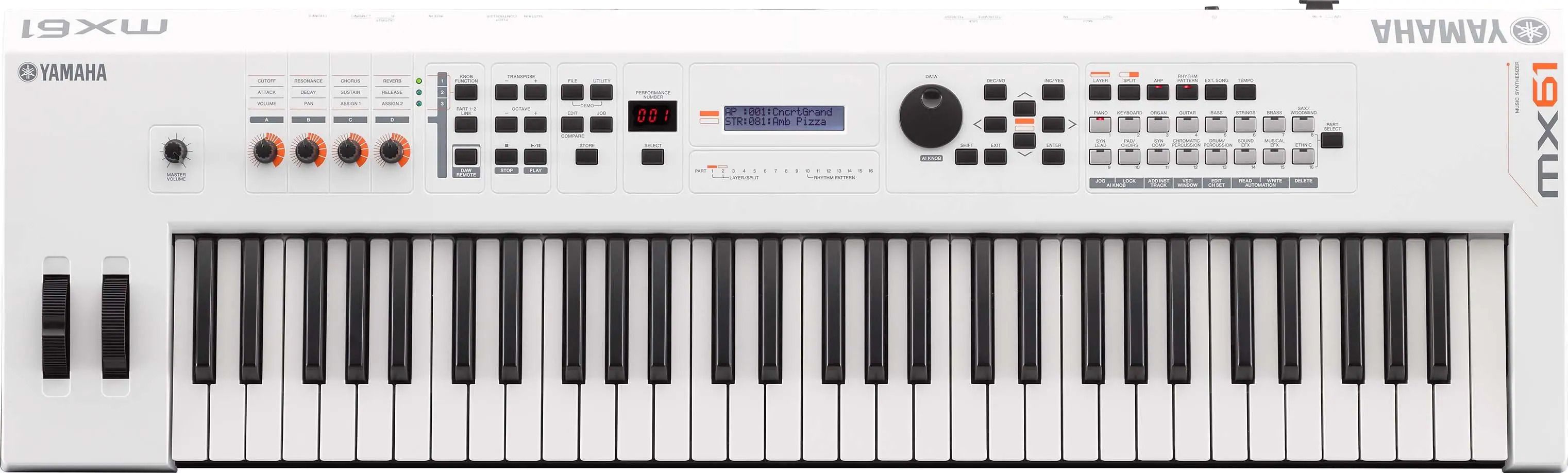 Синтезатор Yamaha MX61 WH