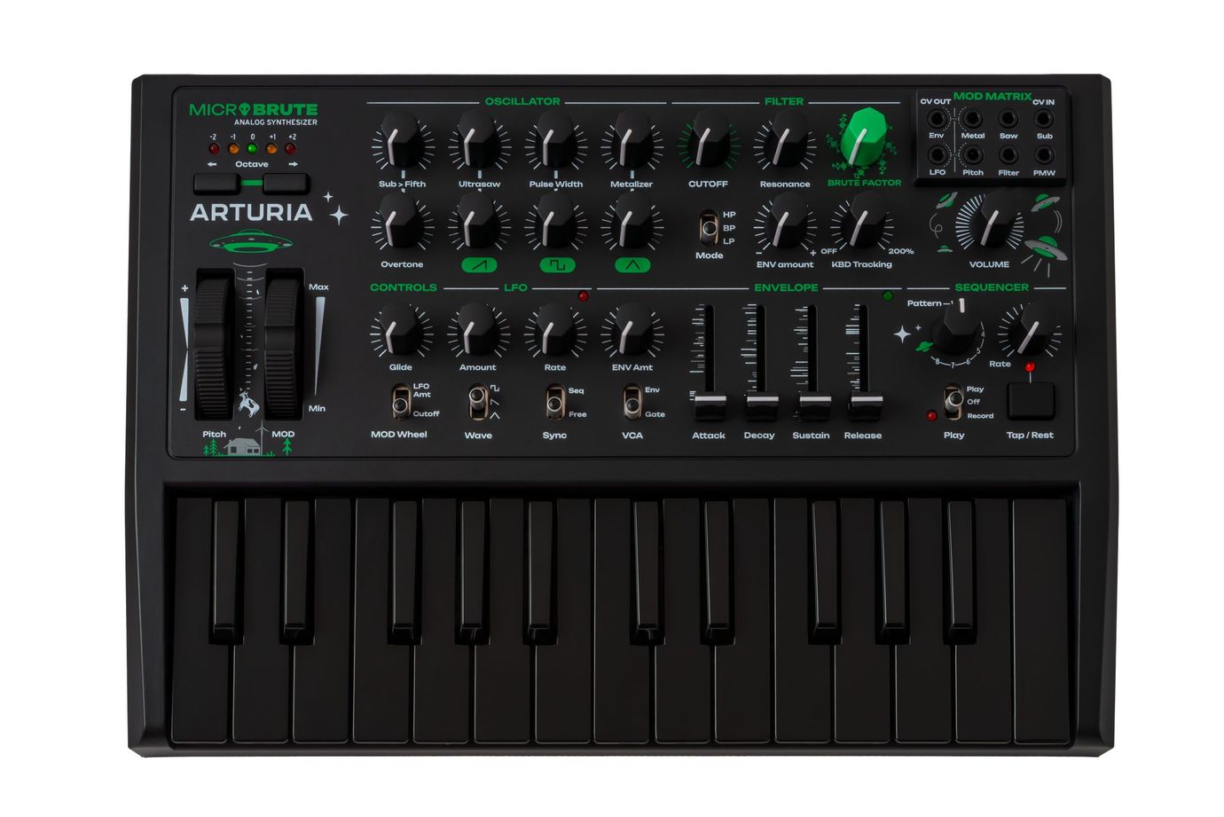 Синтезатор Arturia MicroBrute UFO