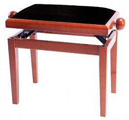 Банкетка фортепианная GEWA FX Cherry Matt Black Seat