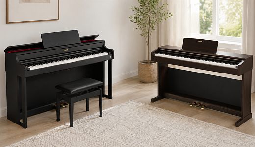 Yamaha YDP-145 vs Casio AP-300: сравнение корпусных пианино для дома